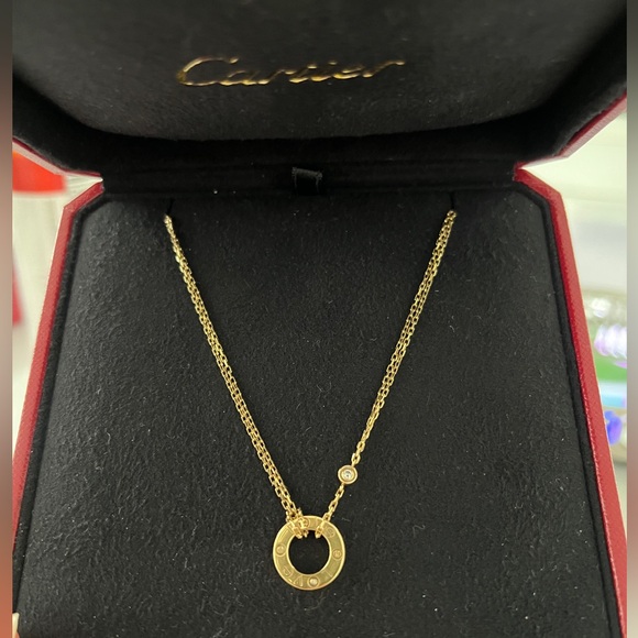 Sold - Cartier Love Necklace - Picture 1 of 5